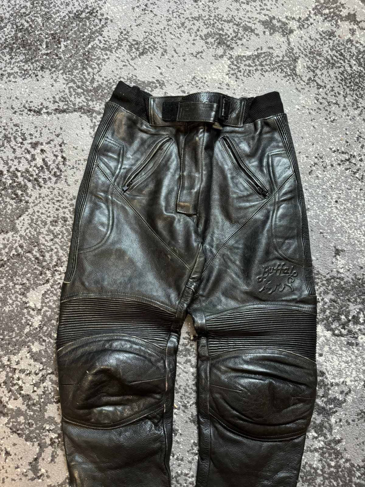If Six Was Nine × Vintage Vintage Y2K Leather Opium Motorcycle Owens Style Pants Size US 32 / EU 48 - 3 Thumbnail