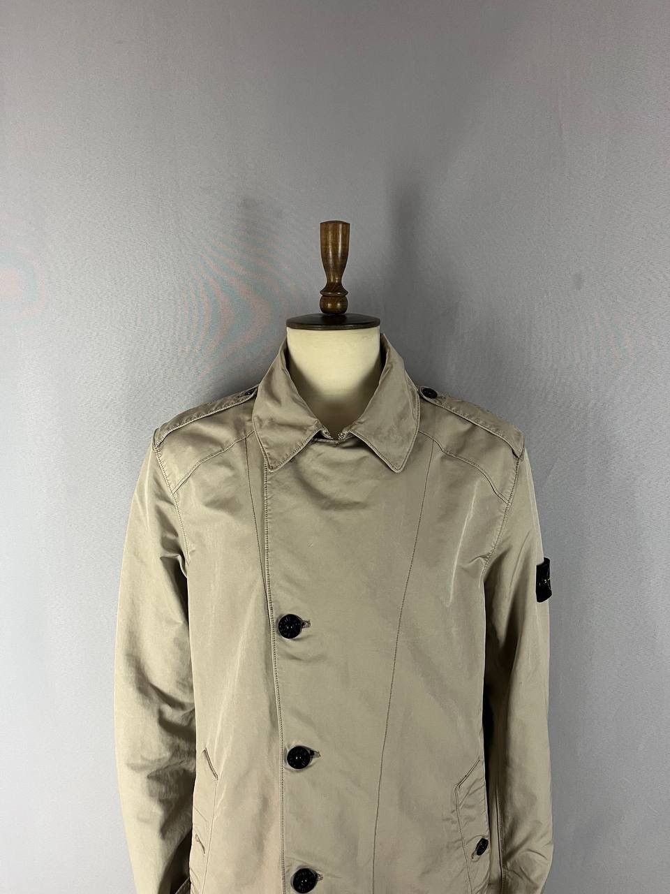 Stone Island Stone Island Beige Trench Jacket David-TC Size US XXL / EU 58 / 5 - 2 Thumbnail