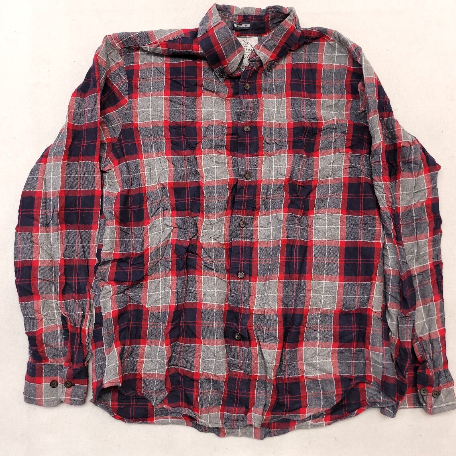 St. Johns Bay St Johns Bay Tartan Flannel Button Up Shirt Mens Size M Red Size US M / EU 48-50 / 2 - 2 Thumbnail