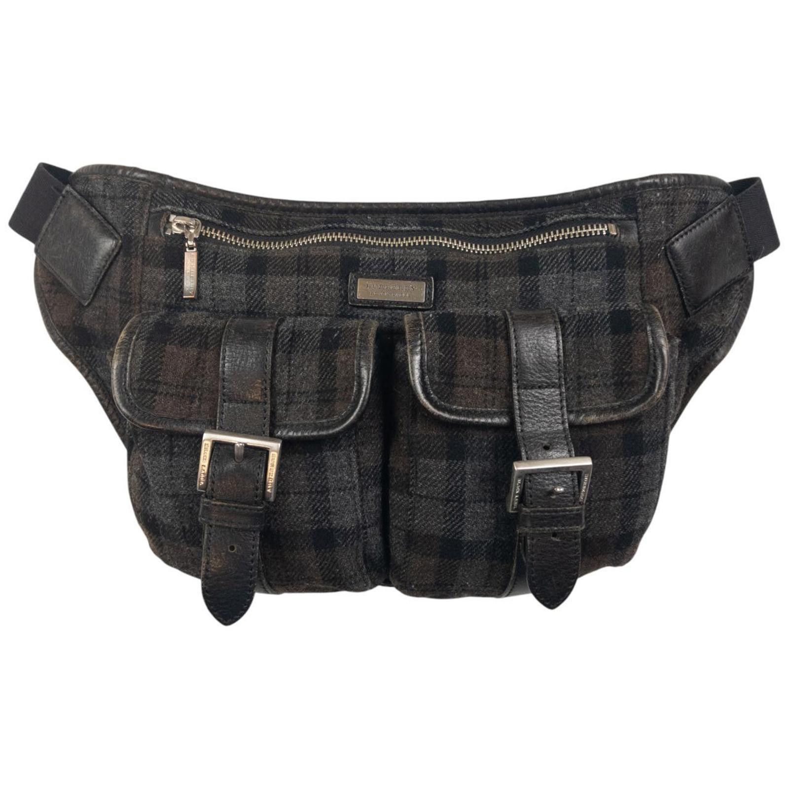 Burberry Vintage Burberry Nova Check Wool Crossbody Bag Size ONE SIZE - 1 Thumbnail