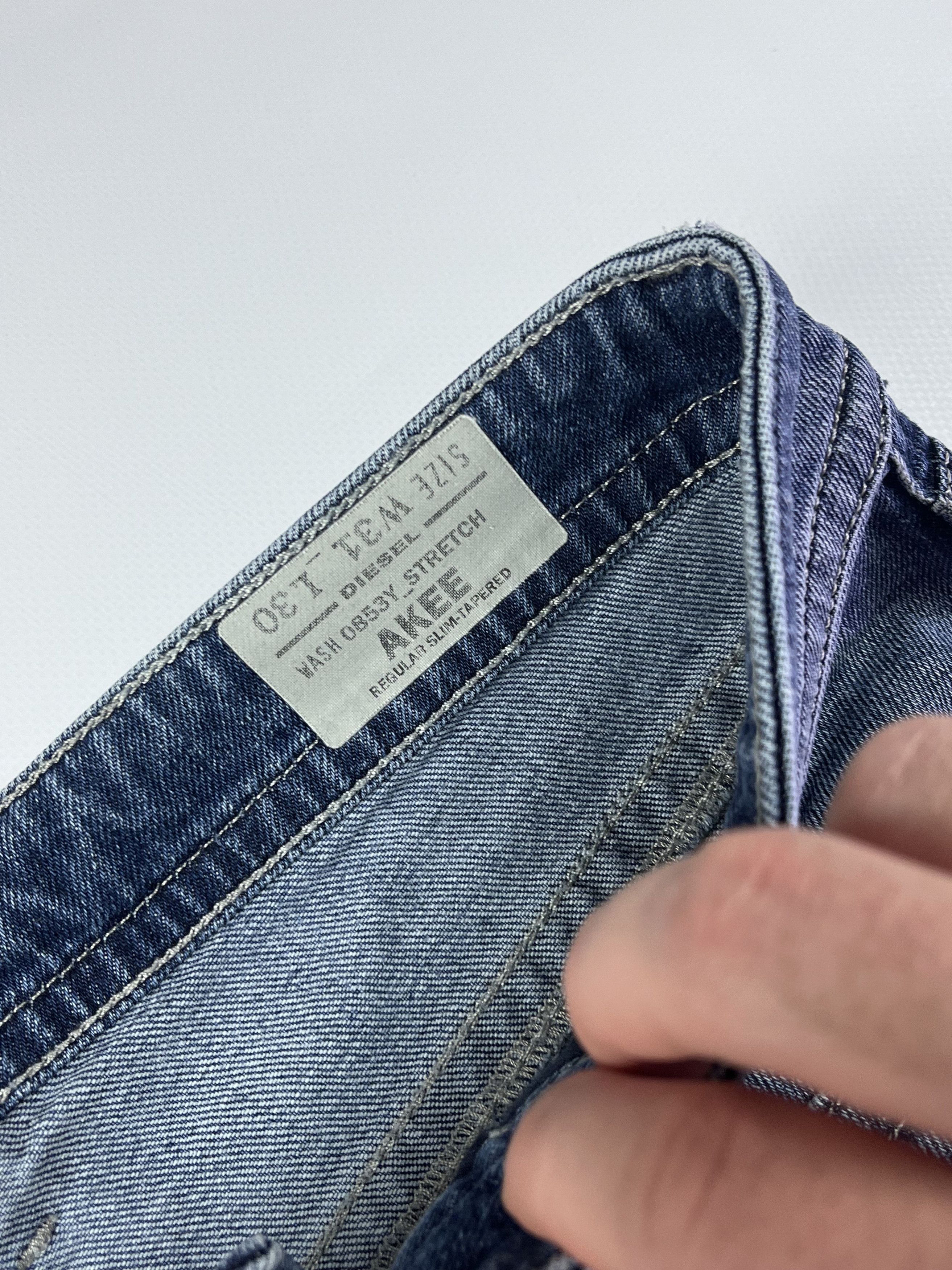 Diesel × Hysteric Glamour × Japanese Brand Diesel Mens Akee Baggy Fit Blue Denim Jeans Size US 31 - 10 Thumbnail