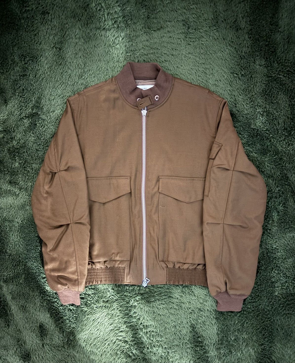 Japanese Brand [M] 8division Web Bomber Jacket 3M Thinsulate Brown Size US M / EU 48-50 / 2 - 1 Thumbnail