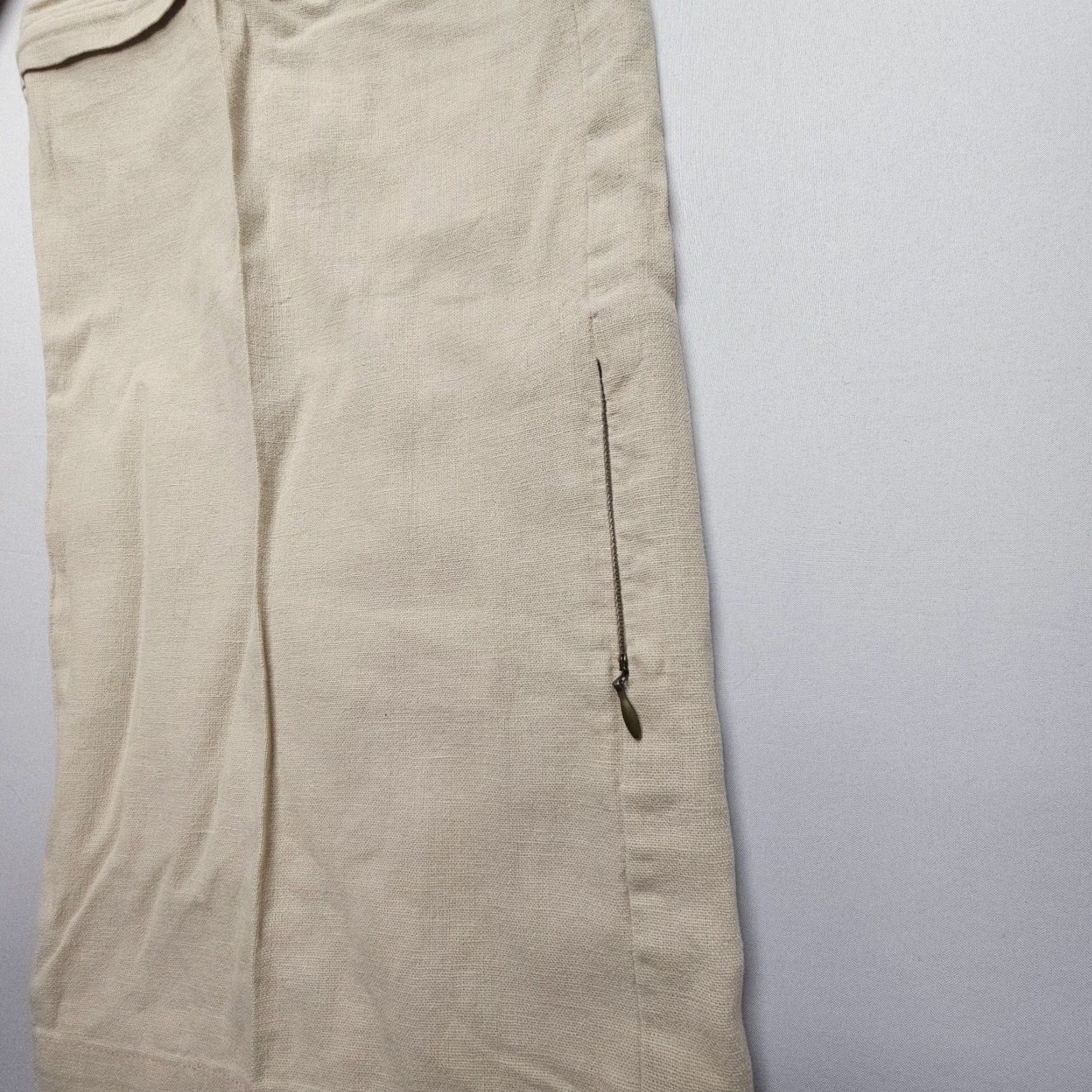 Vintage VINTAGE SCOTTeVEST Cargo Convertible Pants Mens 38x30 Baggy Hidden Pockets Y2K Linen Size 38R - 6 Thumbnail