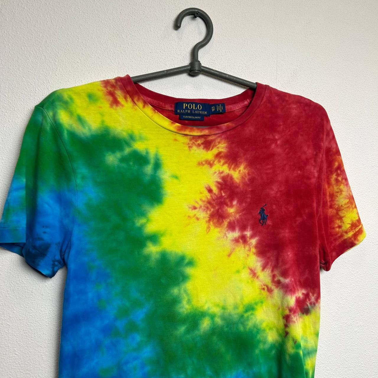 Polo Ralph Lauren Designer Polo Ralph Lauren small pony multicolored y2k tee Size US XS / EU 42 / 0 - 2 Thumbnail