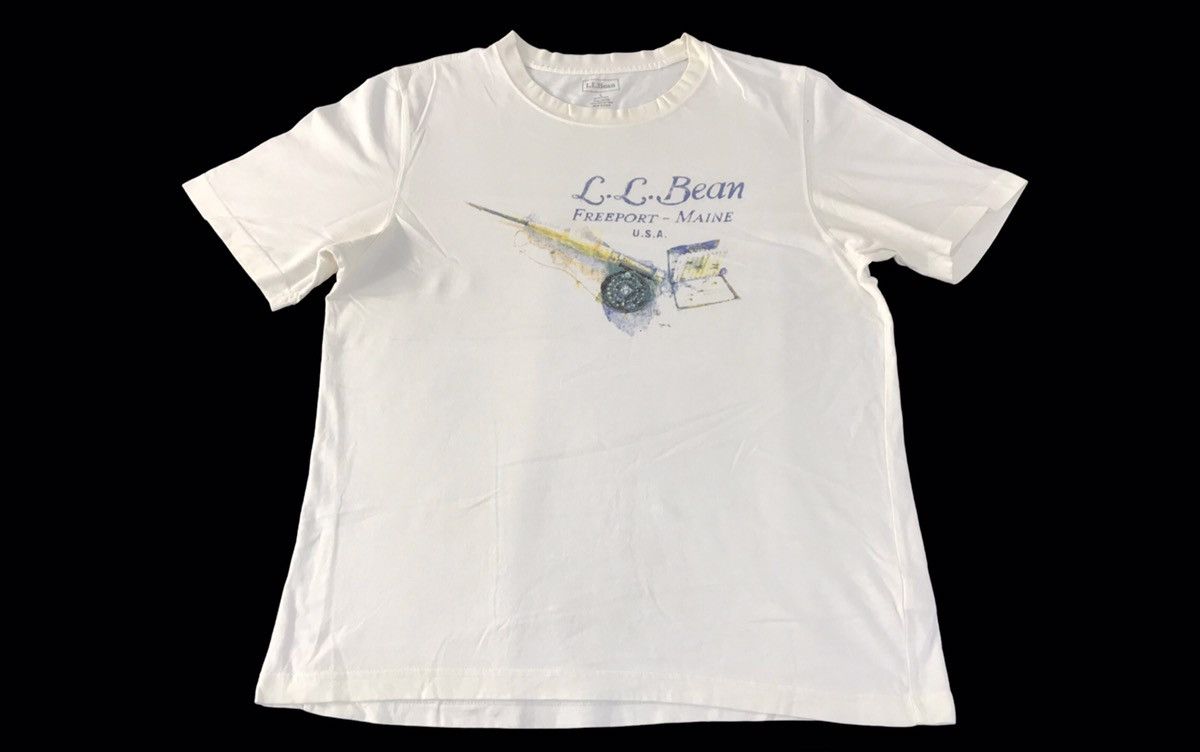 L.L. Bean LL Bean Freeport Maine Usa Fishing Gear Printed Tee Size US L / EU 52-54 / 3 - 2 Thumbnail