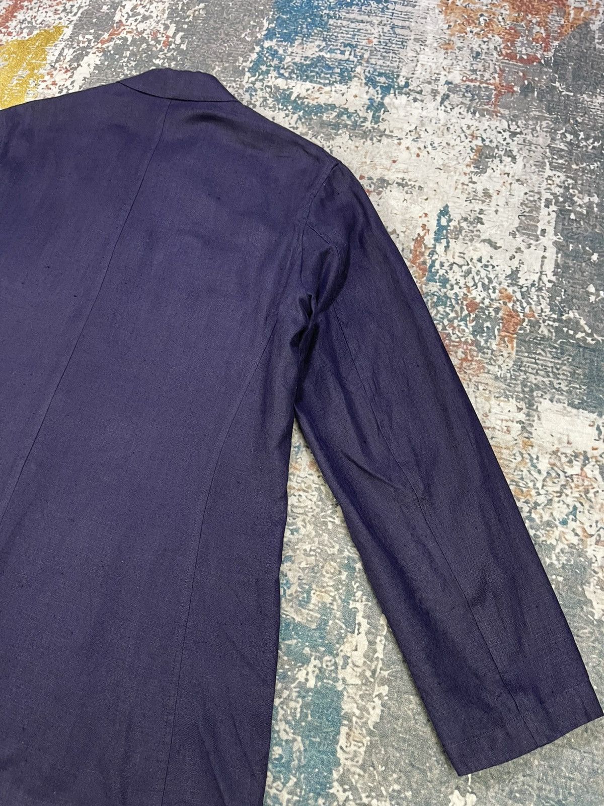 Y's for Men Yohji Yamamoto A/W 2016 Y’s For Men Indigo Hemp Jacket Size US M / EU 48-50 / 2 - 7 Thumbnail