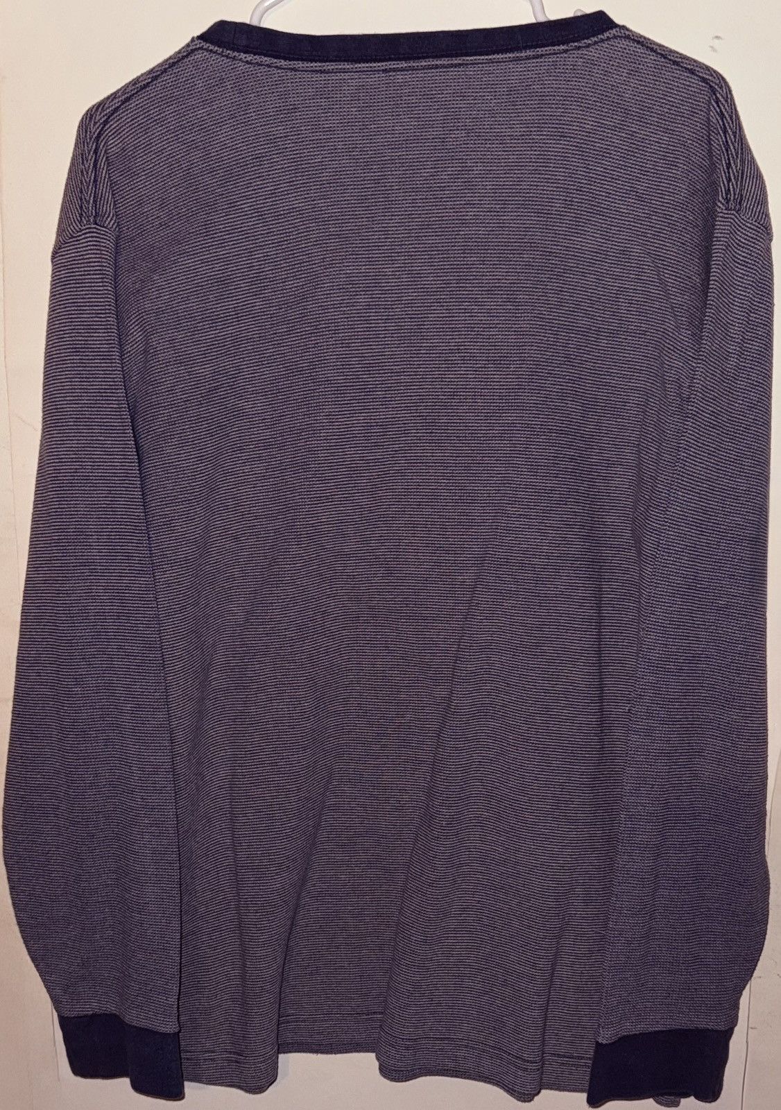 Wrangler Vintage Wrangler 2000s Striped Waffle Knit Thermal Size US L / EU 52-54 / 3 - 3 Thumbnail
