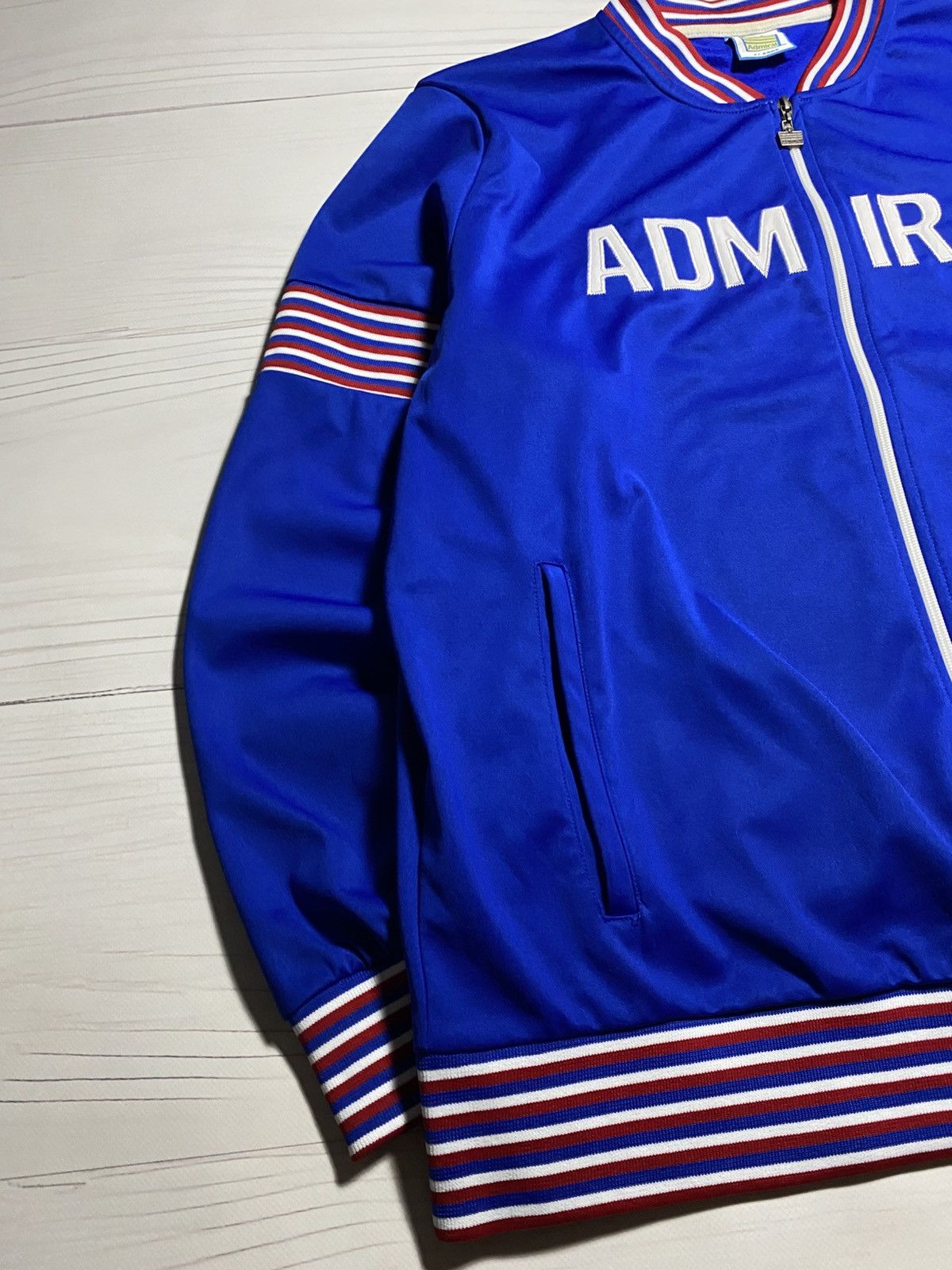 Vintage Vintage Retro England 1974 navy soccer track jacket Size US XL / EU 56 / 4 - 10 Thumbnail