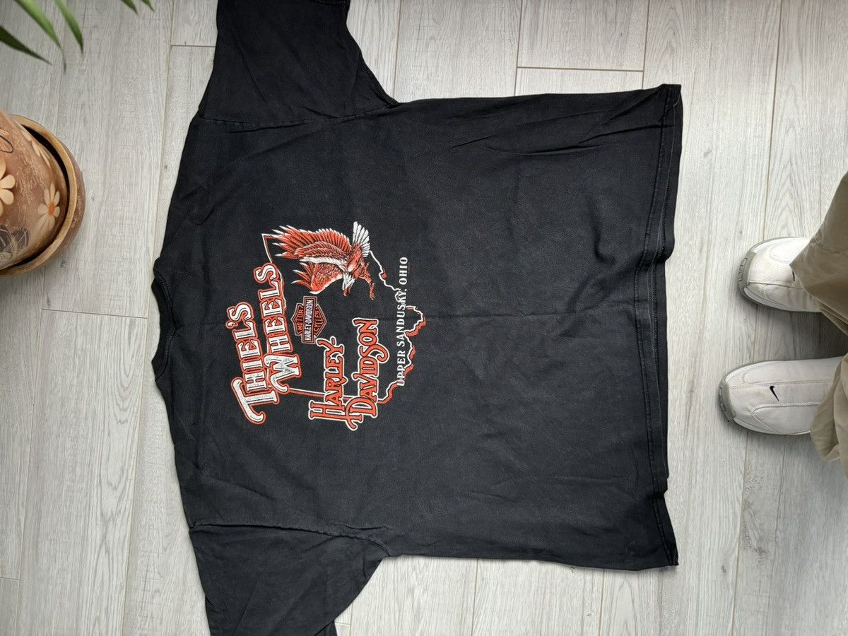 Harley Davidson × Vintage Vintage Harley Davidson Oversized T-Shirt 1998 USA Ohio Size US XXL / EU 58 / 5 - 8 Thumbnail