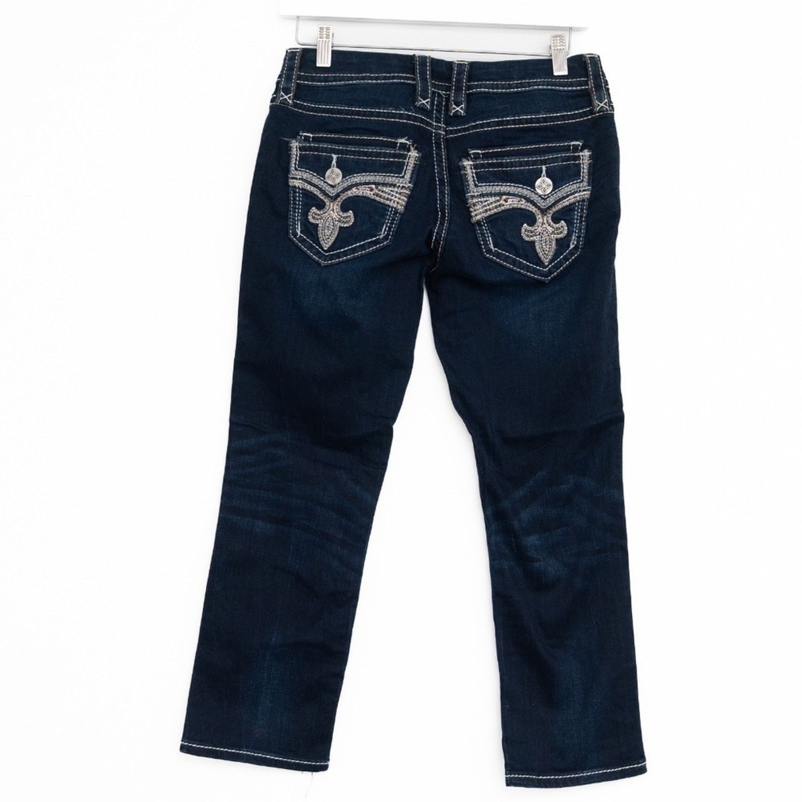 Rock Revival Rock Revival - Yara Cuffed Stretch Capri Jean Size 26" / US 2 / IT 38 - 3 Thumbnail