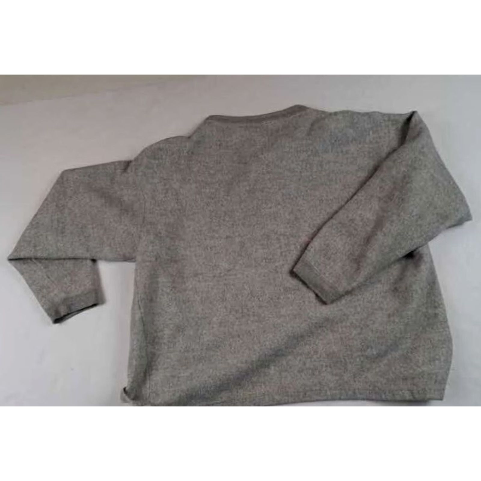 Vintage Pro Edge Sweatshirt, Michigan University, Gray, XL, Fleece, Pullover, 1/4 Button, Sweatshirt, Men, Block M Patch, All Seasons, Warm-Up, Good Condition Size US XL / EU 56 / 4 - 5 Thumbnail