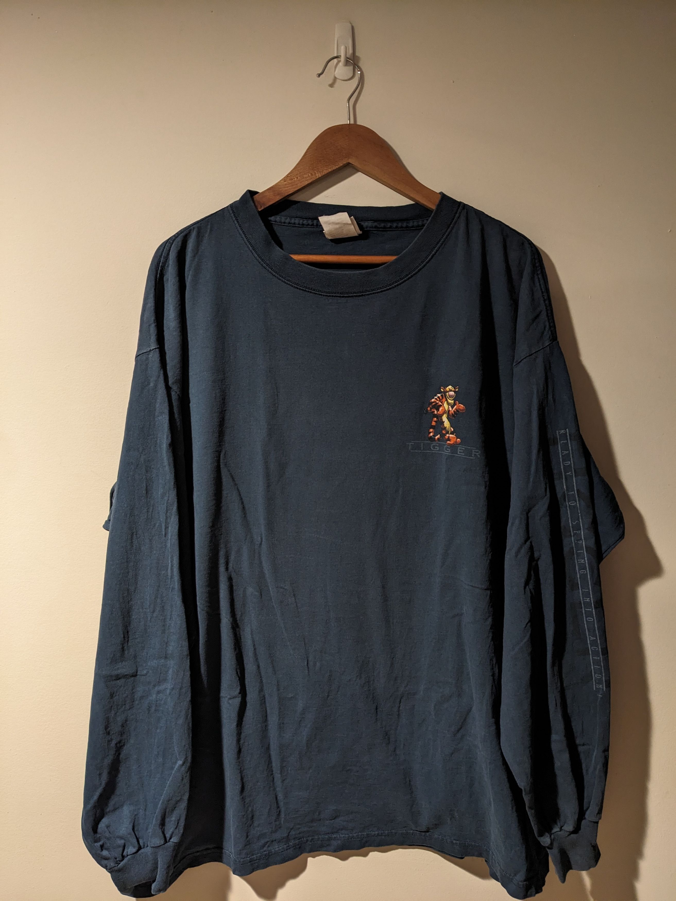 Disney Vintage 90s Winnie the Pooh Tigger Ready Long-Sleeve Size US XXL / EU 58 / 5 - 5 Thumbnail
