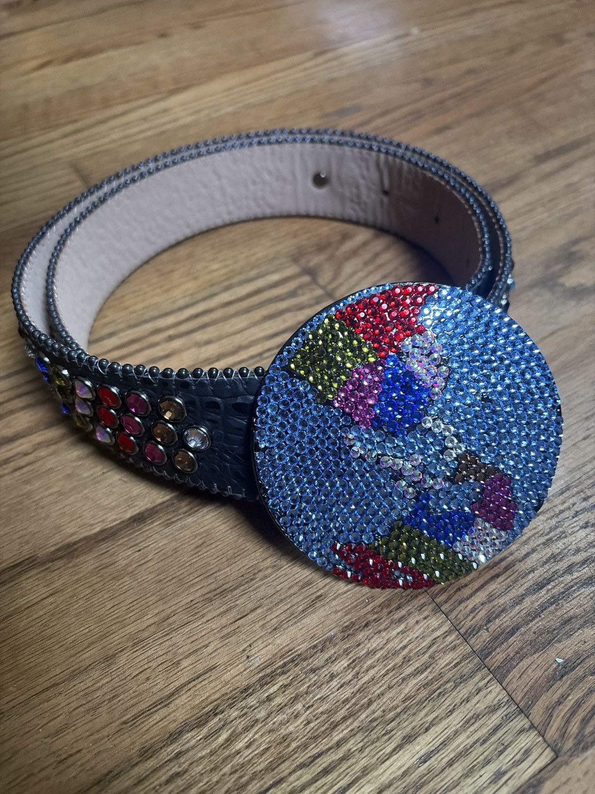 B.B. Simon B.B. Simon Globe Belt 🌎 Size 38 - 1 Thumbnail