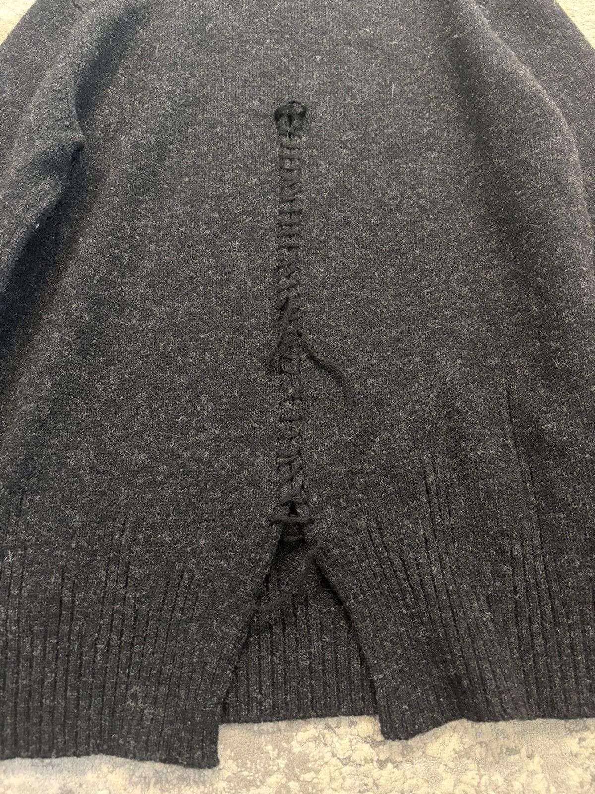 Number (N)ine FW06 Scar Stitch Knit Sweater Size US S / EU 44-46 / 1 - 3 Thumbnail