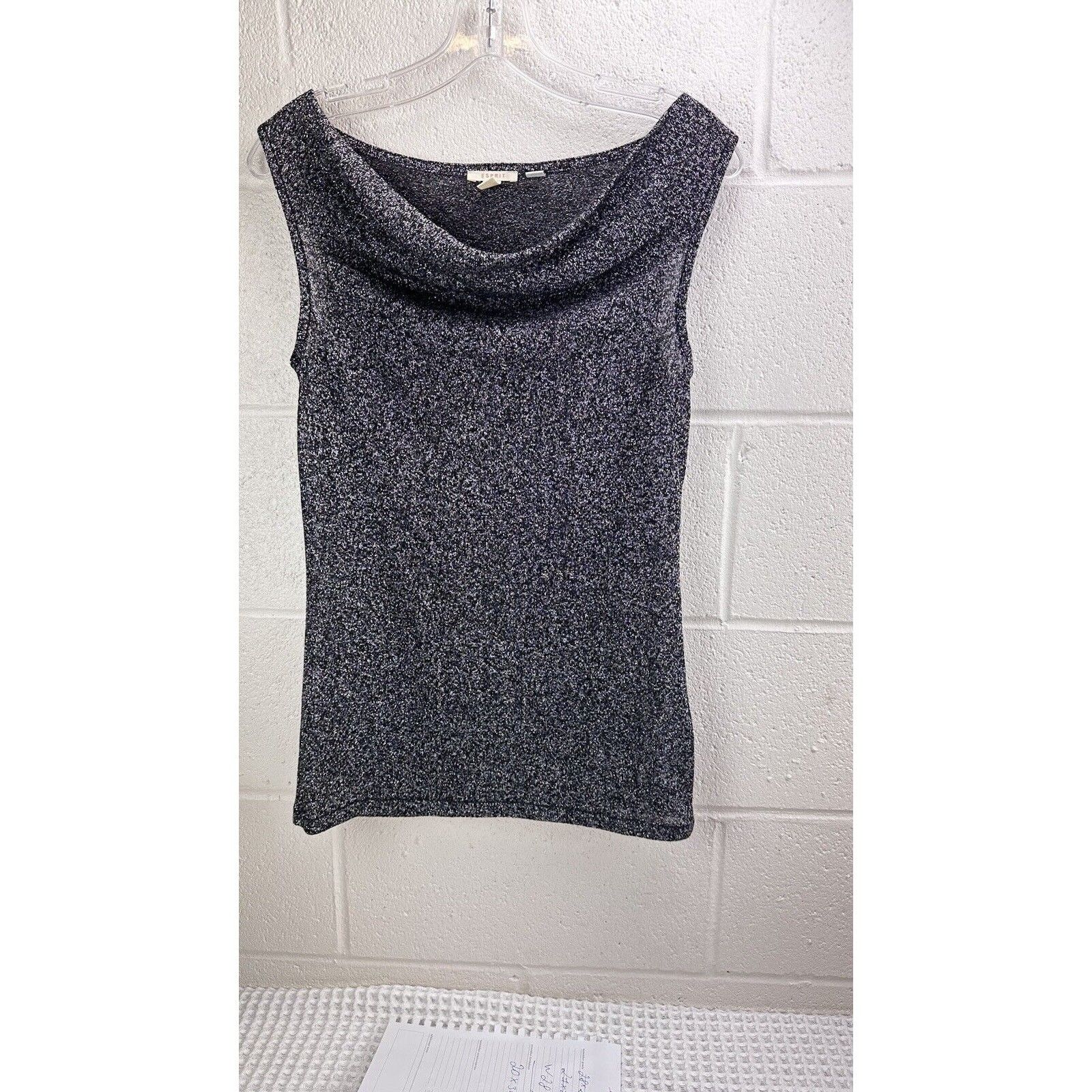 Esprit Esprit Grey Tank Top Womens S Size S / US 4 / IT 40 - 2 Thumbnail