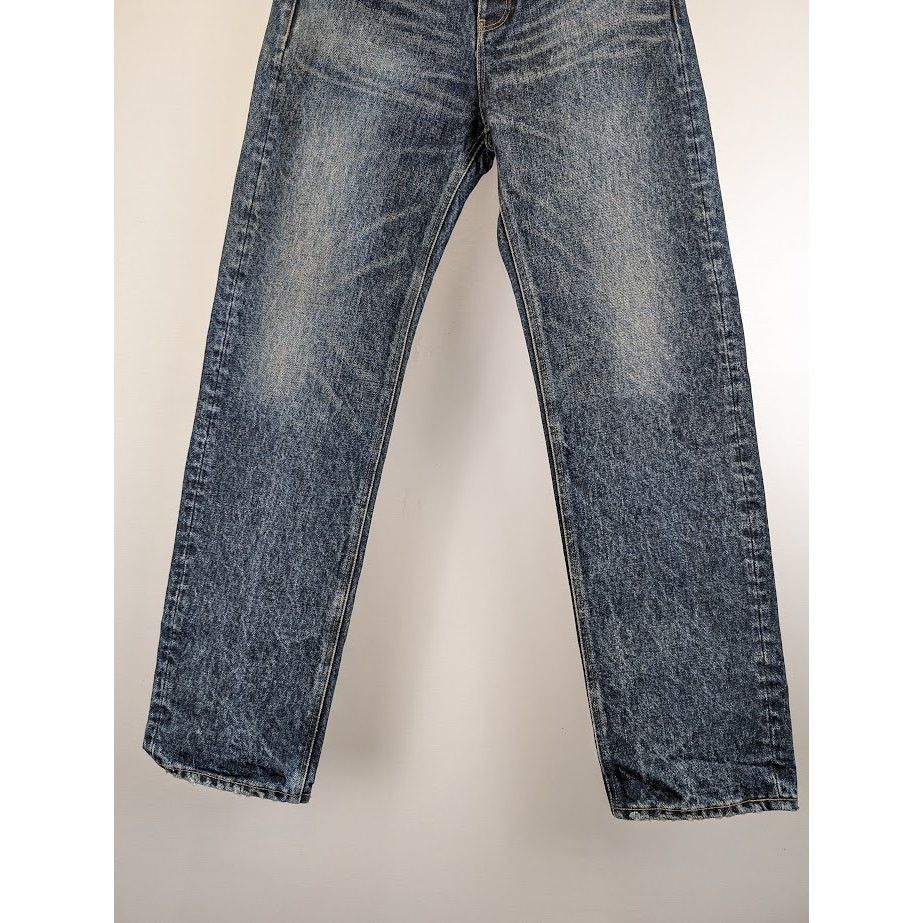 Balenciaga o1rshd1 Q:2 / Relaxed Jeans Denim Indigo in Deep Blue Size US 31 - 10 Thumbnail