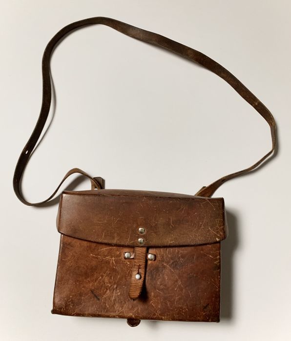 Vintage Vintage Swiss Army Officers Leather Shoulder Bag | Grailed
