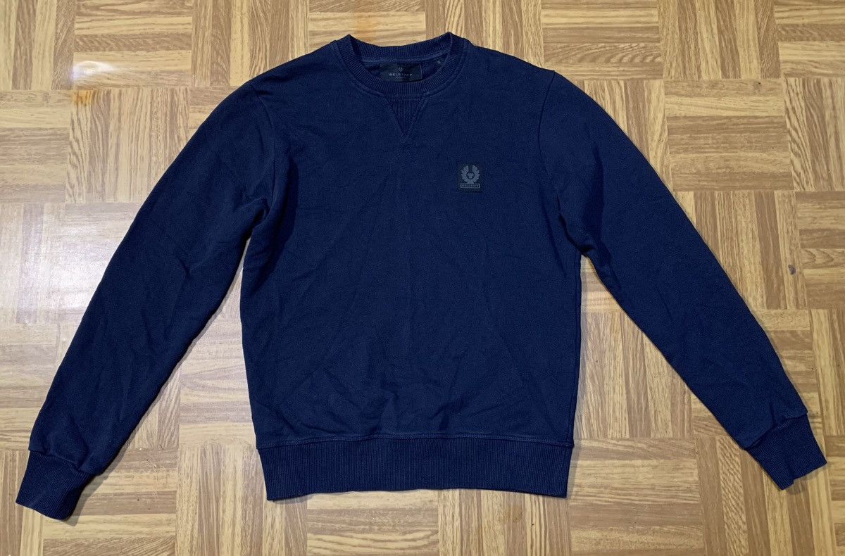 Belstaff Belstaff Sweatshirt Pullover Navy Blue Size S Size US S / EU 44-46 / 1 - 3 Thumbnail