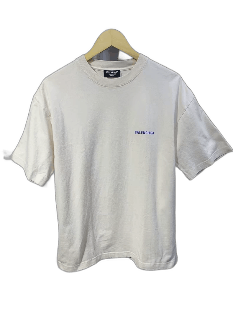 Balenciaga Balenciaga Logo Short Sleeve TShirt-2506 Size US S / EU 44-46 / 1 - 1 Thumbnail