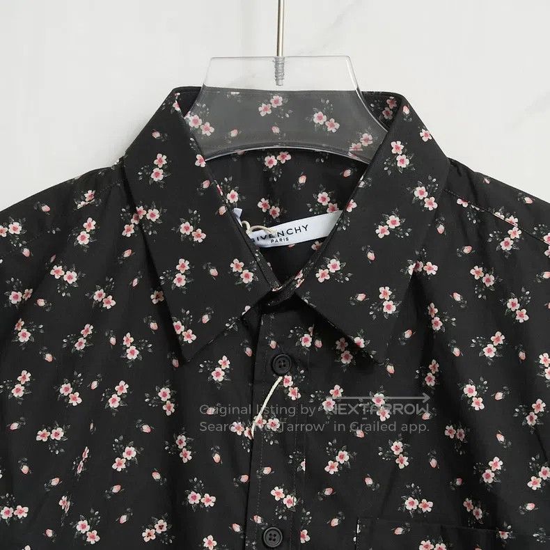 Givenchy Givenchy Floral Long Sleeve Shirt Size US S / EU 44-46 / 1 - 2 Thumbnail