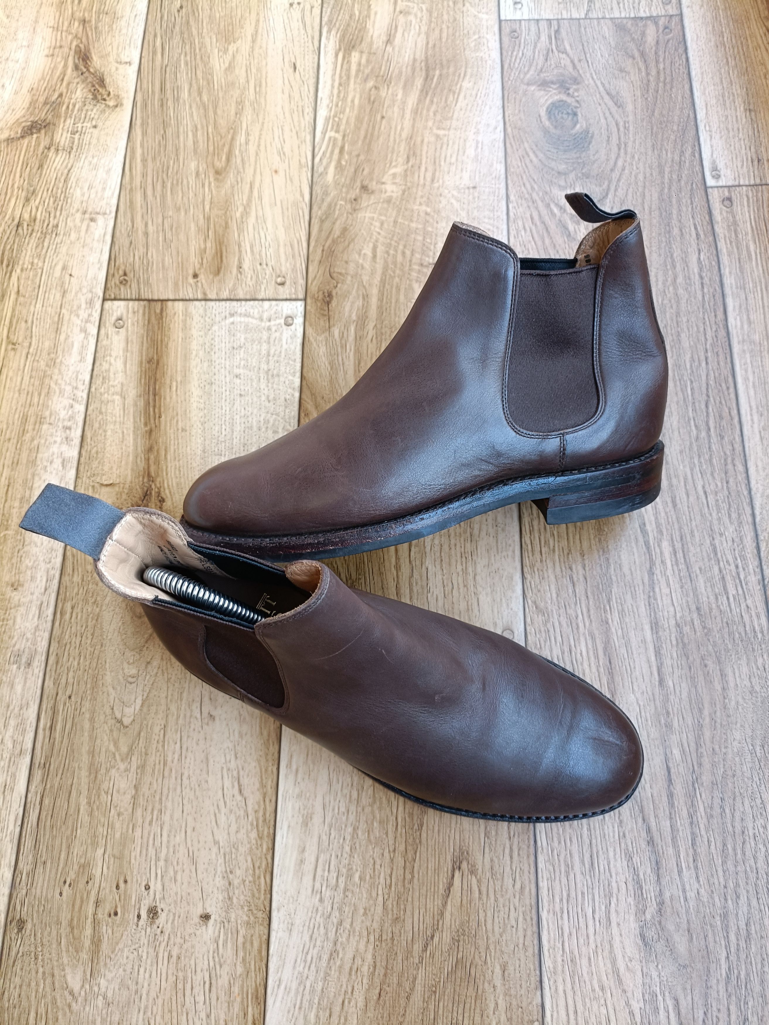 Crockett & Jones Crockett and Jones Leather Chelsea 5 Boots Size US 6.5 / EU 39-40 - 5 Thumbnail