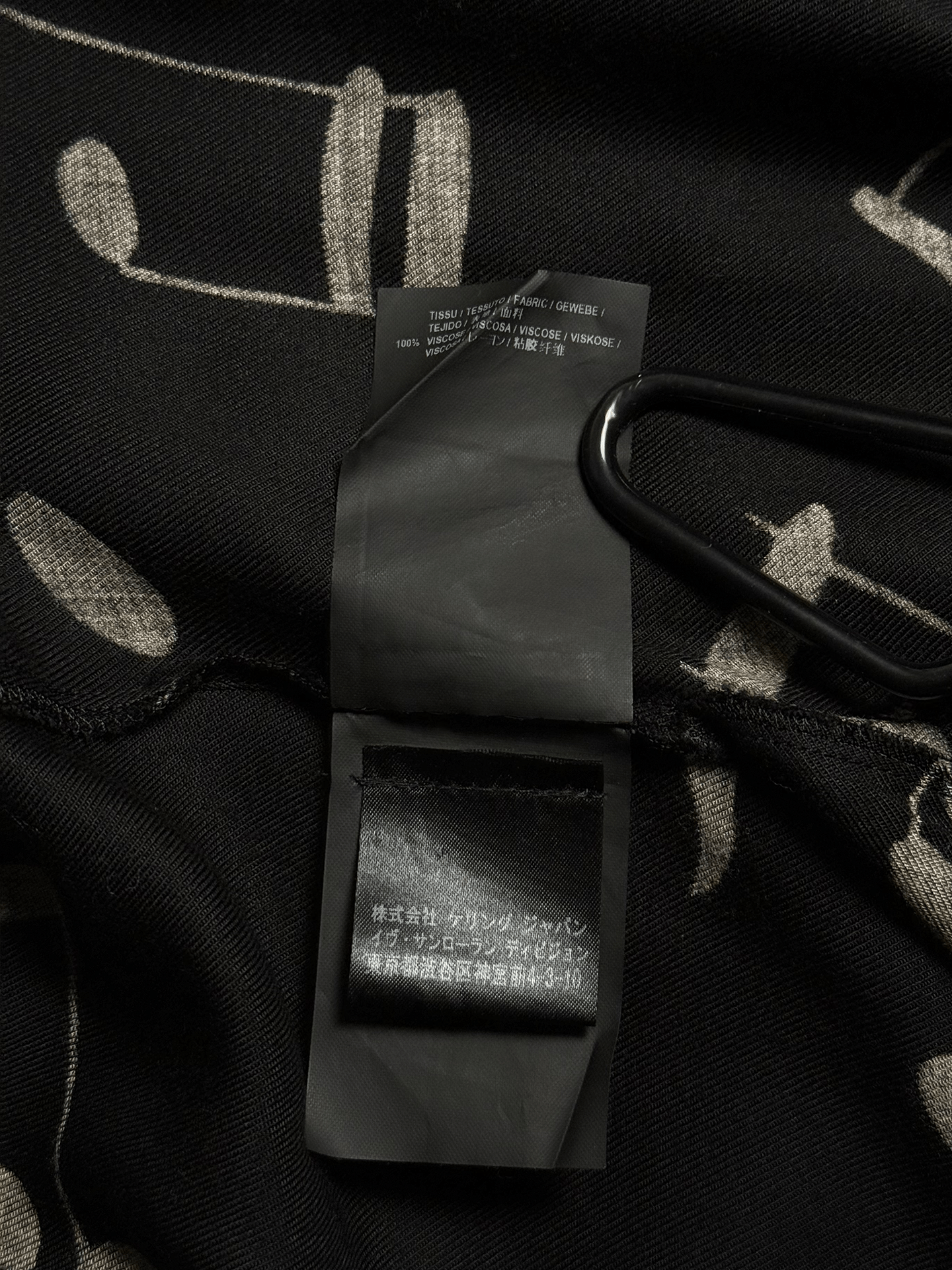 Saint Laurent Paris Saint Laurent "Palladium" music note long button-up shirt Size XS / US 0-2 / IT 36-38 - 5 Thumbnail
