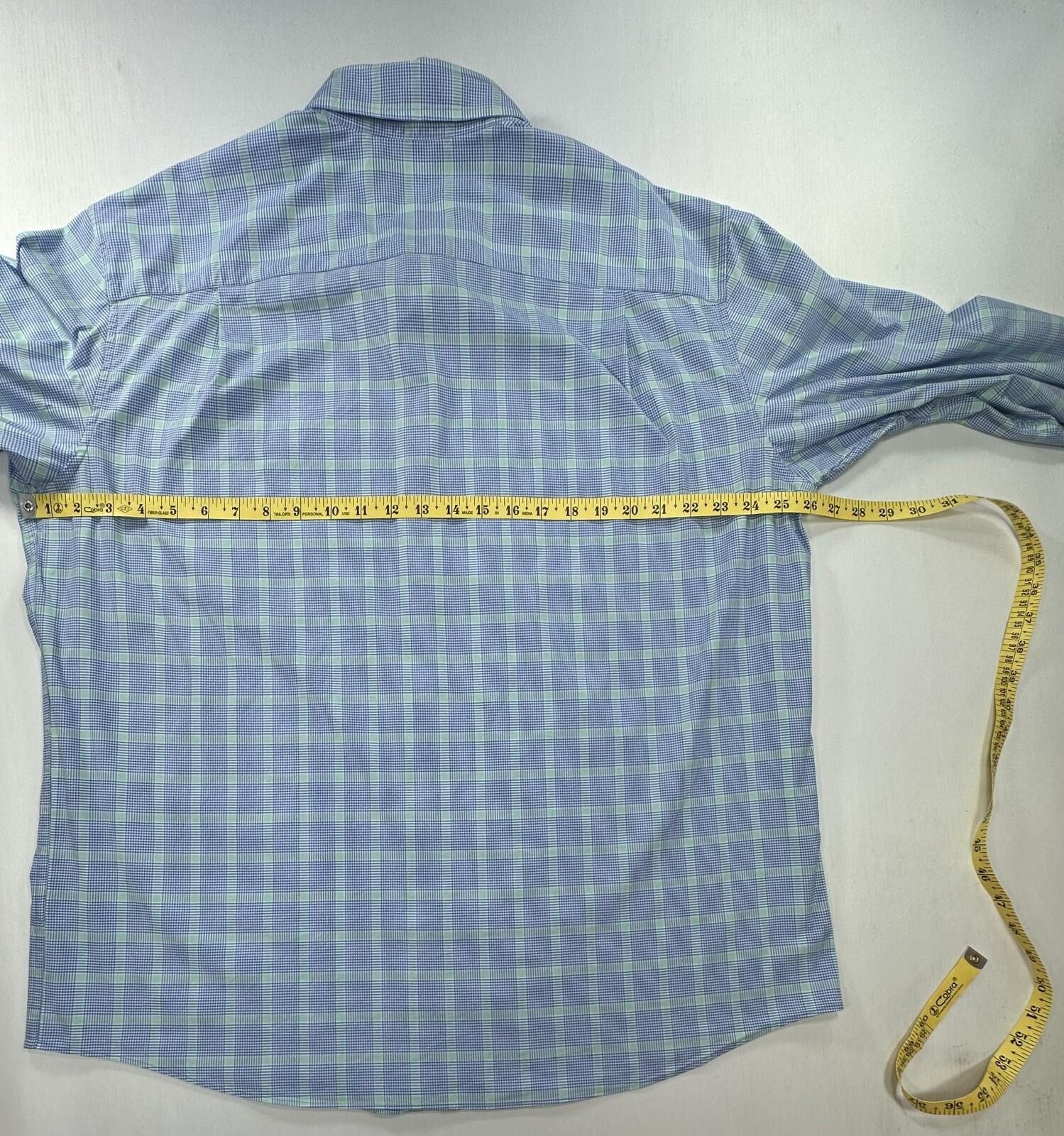 Orvis Orvis Checked Classic Fit Oxford Button Up Blue Mens XL Size US XL / EU 56 / 4 - 4 Thumbnail