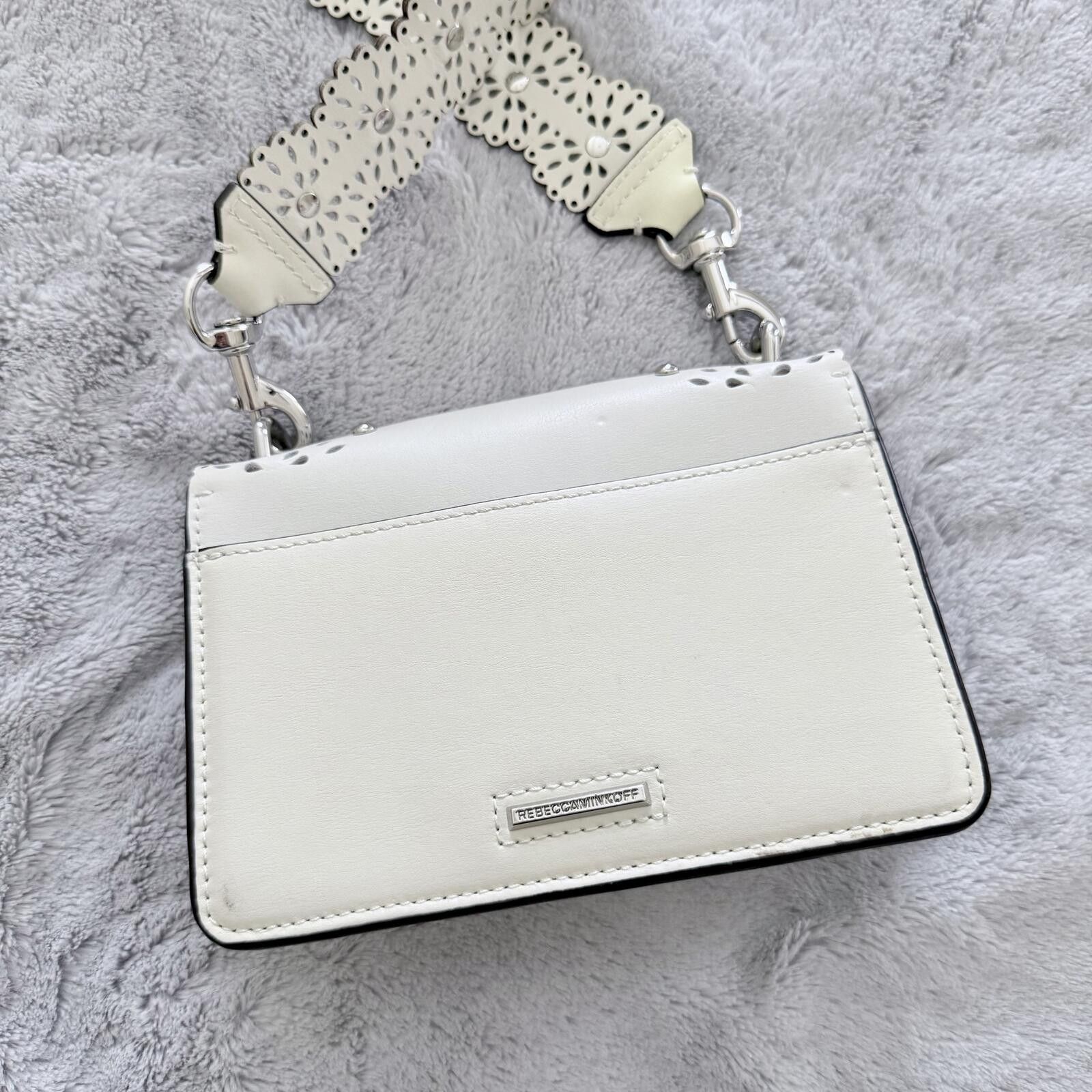 Other Rebecca Minkoff White Leather Crossbody Bag Size ONE SIZE - 3 Thumbnail