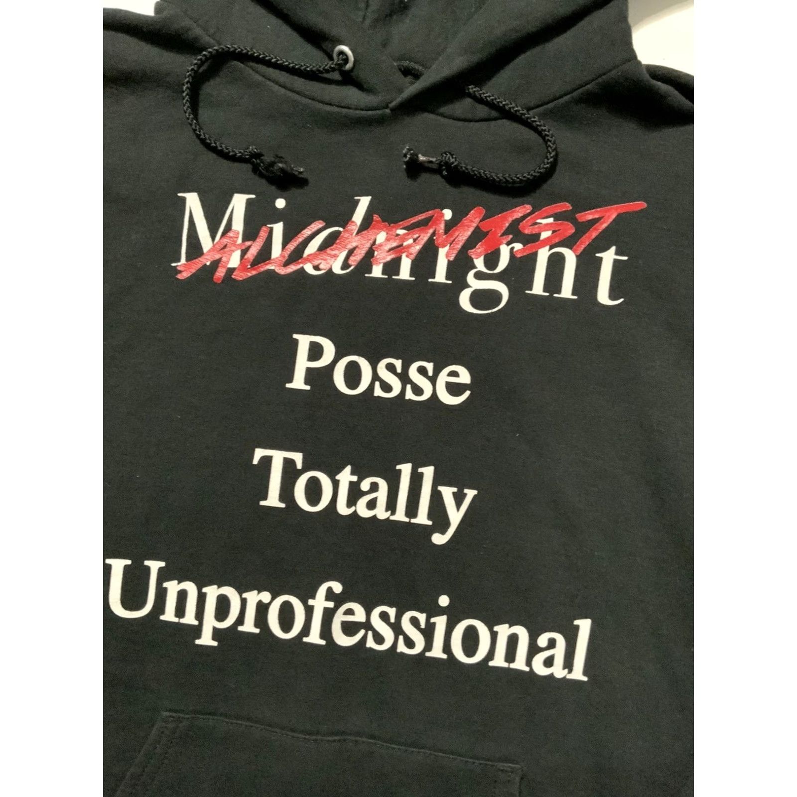 Champion VINTAGE Champion Hoodie Mens M Black Totally Unprofessional Alchemist Midnight Studios Posse Size US M / EU 48-50 / 2 - 5 Thumbnail