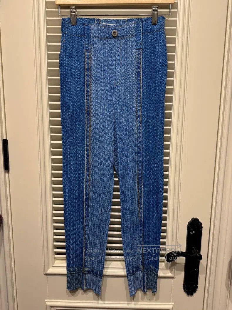 Issey Miyake Issey Miyake size:3 Blue Pants Size 42" / US 20 - 1 Thumbnail