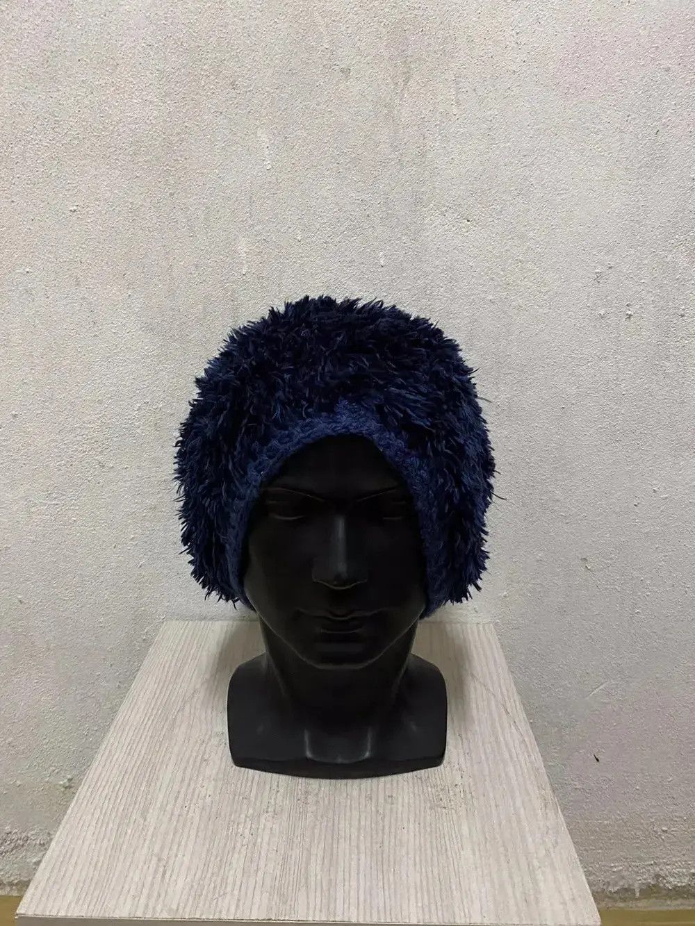 Japanese Brand Fur Fleece Japanese Brand Beanie Hat Size ONE SIZE - 3 Thumbnail