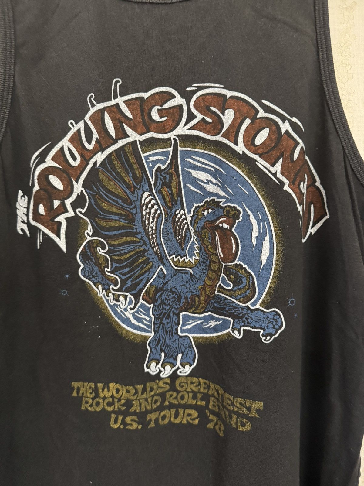 Band Tees × The Rolling Stones × Vintage Vintage The Rolling Stones tour 78 PS01 Size US M / EU 48-50 / 2 - 4 Thumbnail
