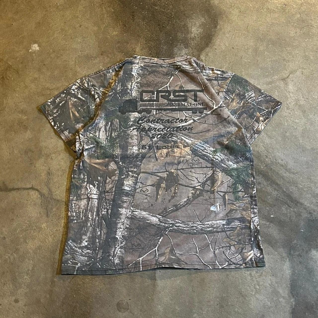 Russell Athletic Russell Outdoors camo tee Size US XL / EU 56 / 4 - 5 Thumbnail