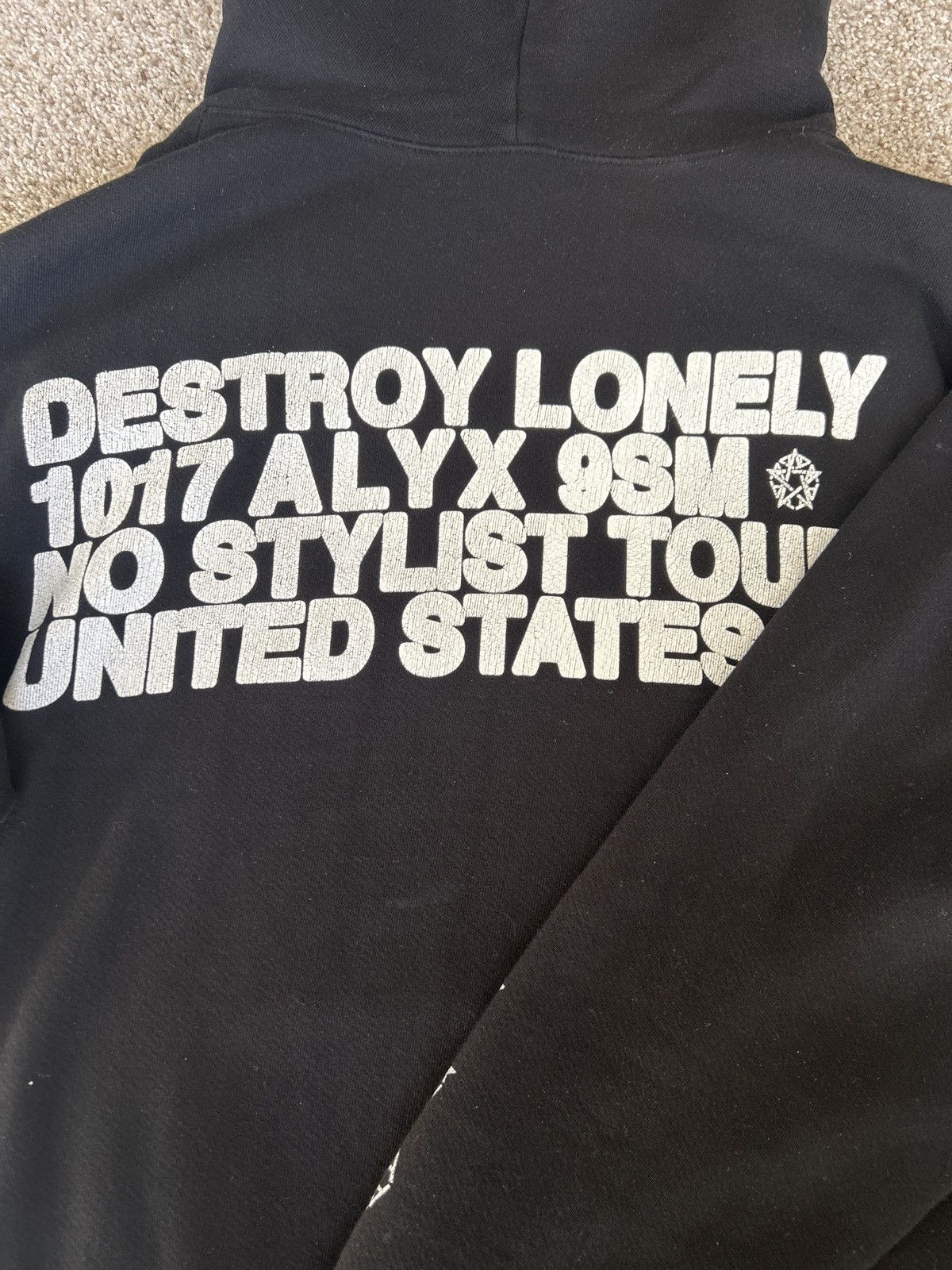 1017 ALYX 9SM Destroy Lonely x 1017 ALYX 9SM Tour Hoodie (2022