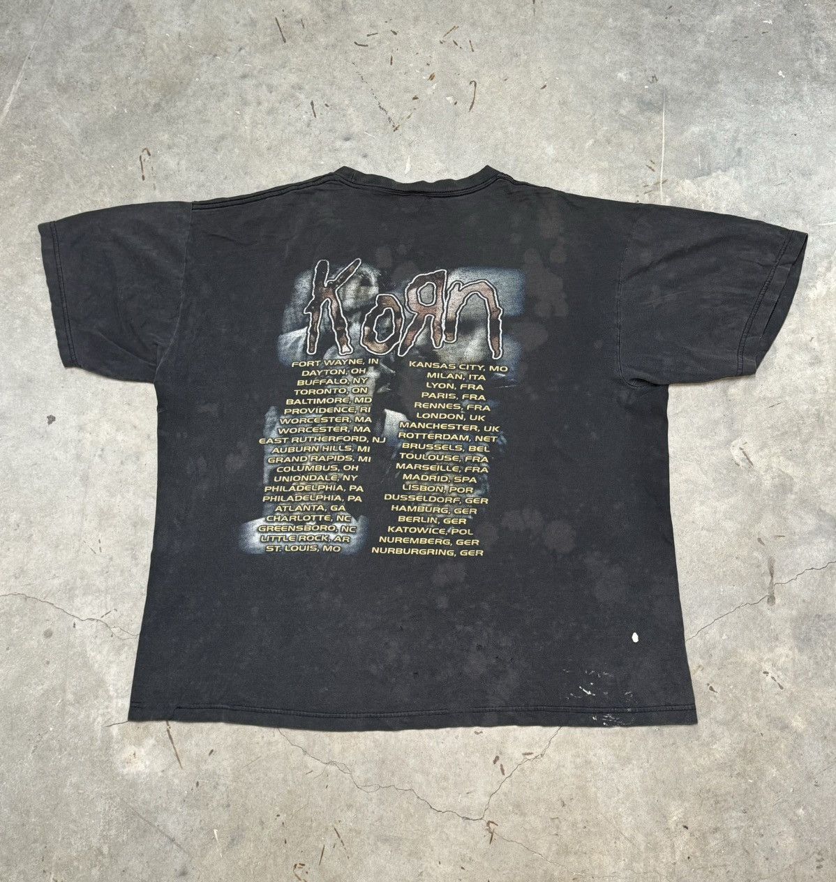 Band Tees Smoked 2000 Korn Sick and Twisted Parking Lot Boot Grail Size US XL / EU 56 / 4 - 2 Thumbnail
