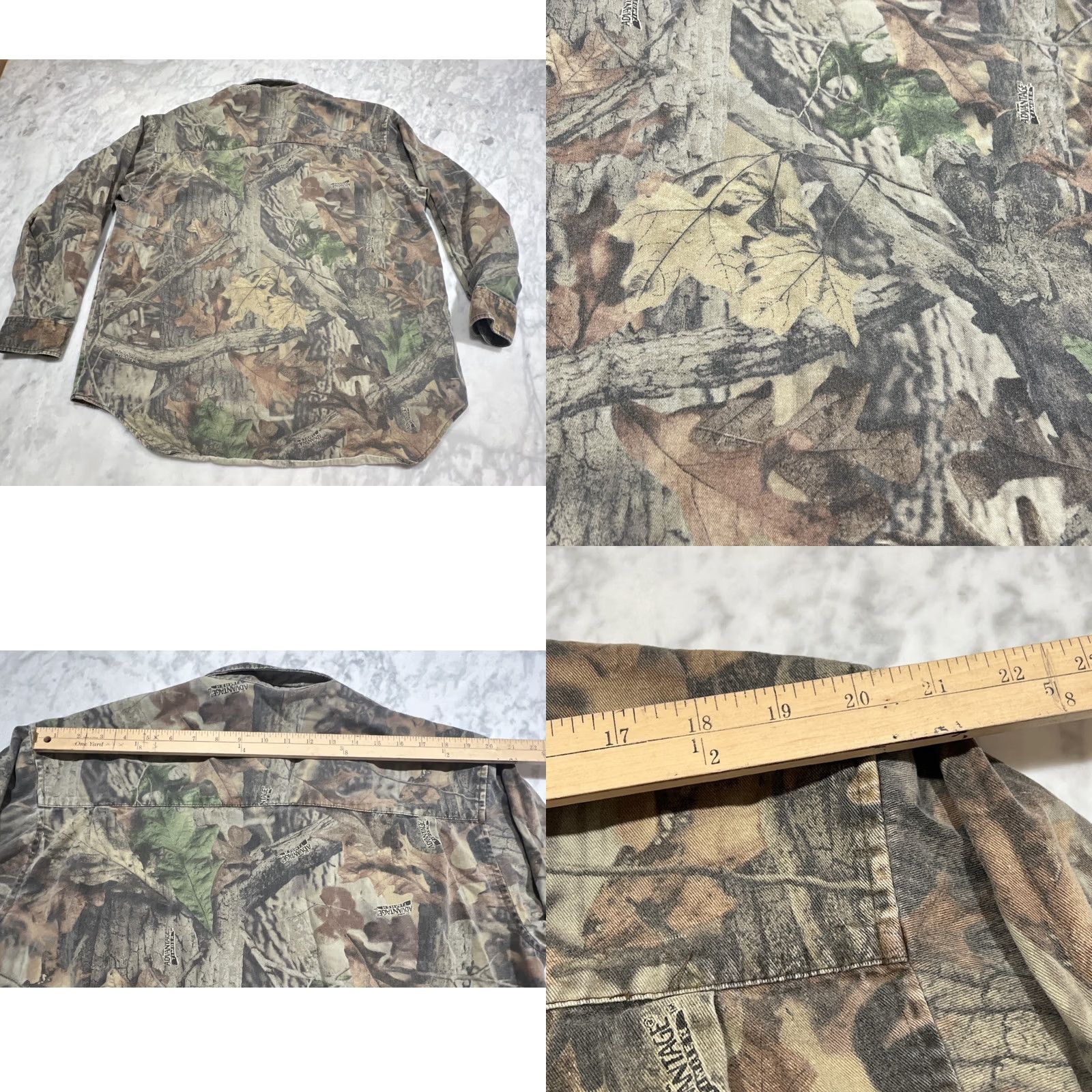 Realtree Duxbak RealTree Advantage Timber Hunting Shirt Mens Large Regular Button Down Size US L / EU 52-54 / 3 - 8 Thumbnail