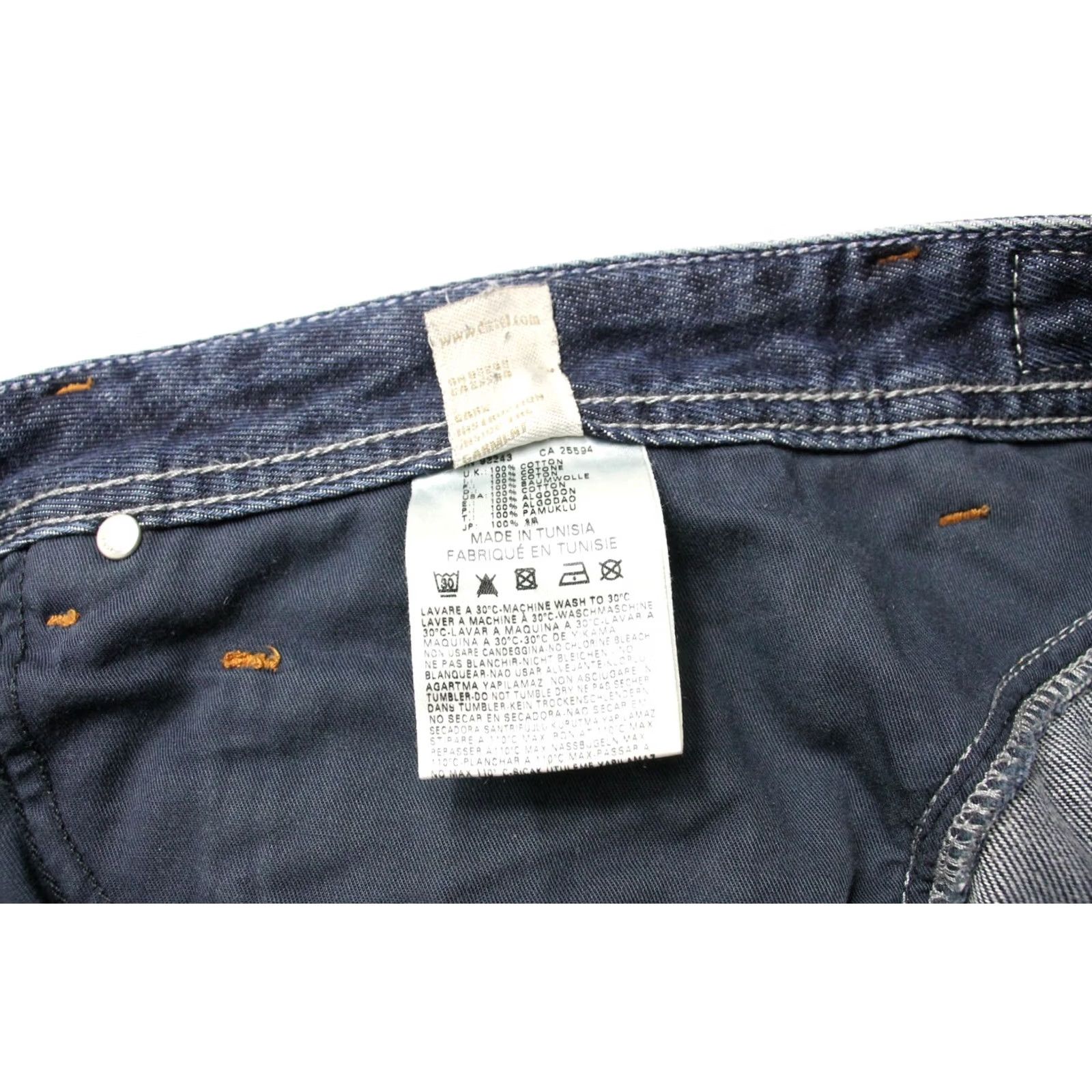 Diesel Diesel Bonsky 008ST Jeans Men's W30/L32 Straight Fit Button Fly Distressed Jeans Size US 30 / EU 46 - 7 Thumbnail