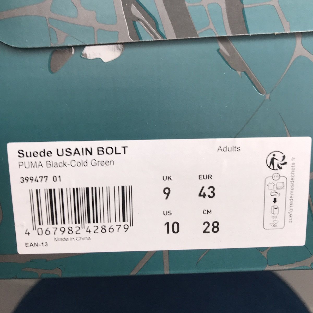 Puma PUMA x USAIN BOLT SUEDE SIZE 10 US Size US 10 / EU 43 - 21 Thumbnail