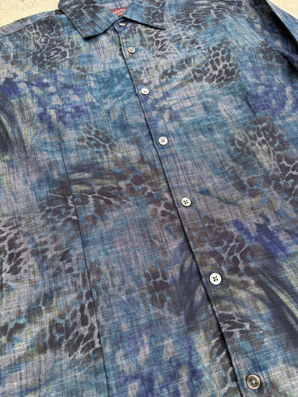 Tornado Mart crazy, Tornado Mart leopard skin button up shirt Size US L / EU 52-54 / 3 - 2 Thumbnail