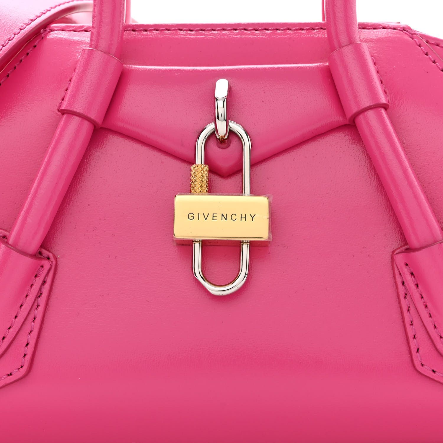 Givenchy o1srvl11e0225 Size: OS / Mini Antigona Bag in Fuchsia Size ONE SIZE - 7 Thumbnail