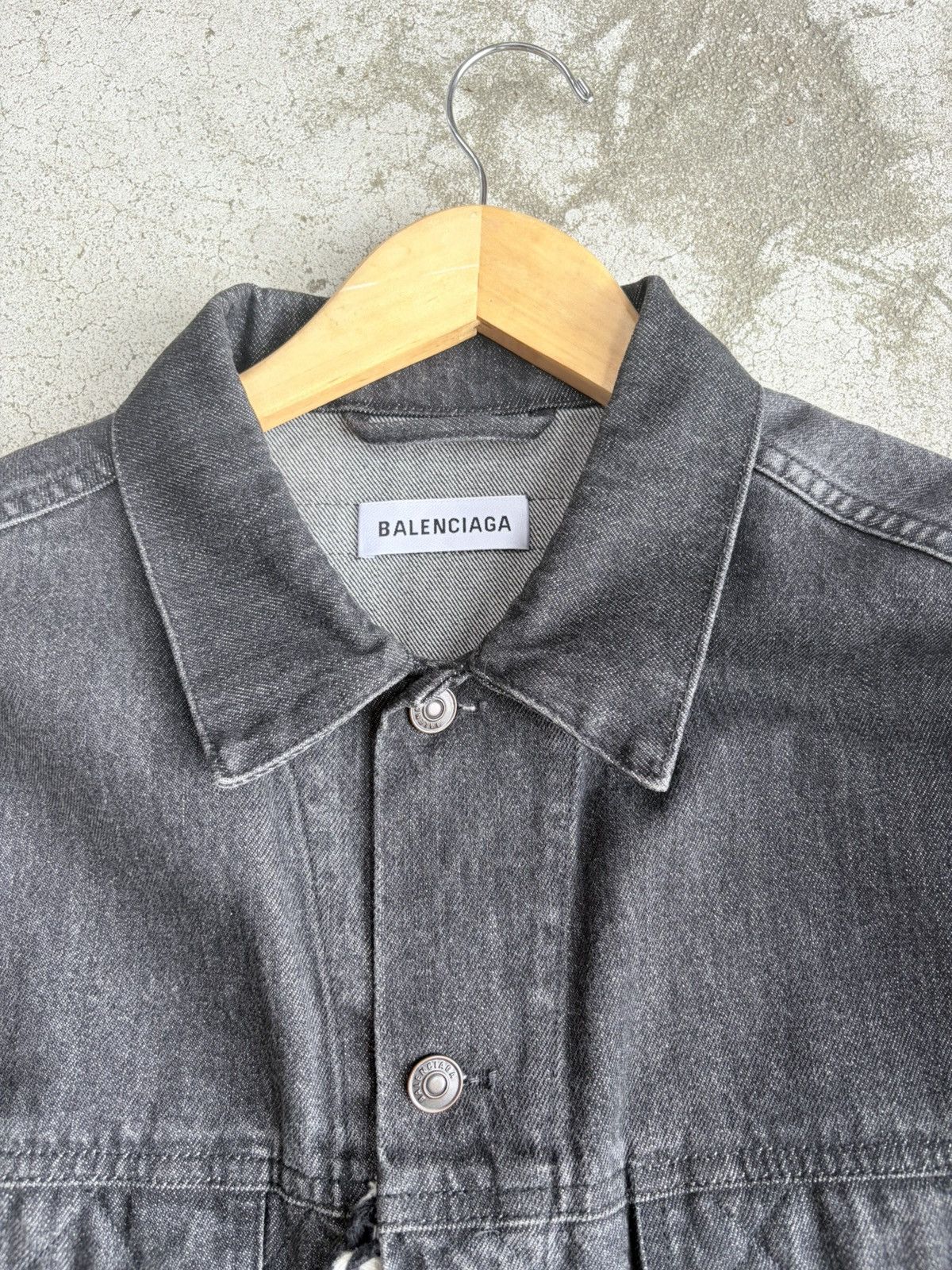 Balenciaga Balenciaga fw18 runway denim layered trench Size US L / EU 52-54 / 3 - 3 Thumbnail