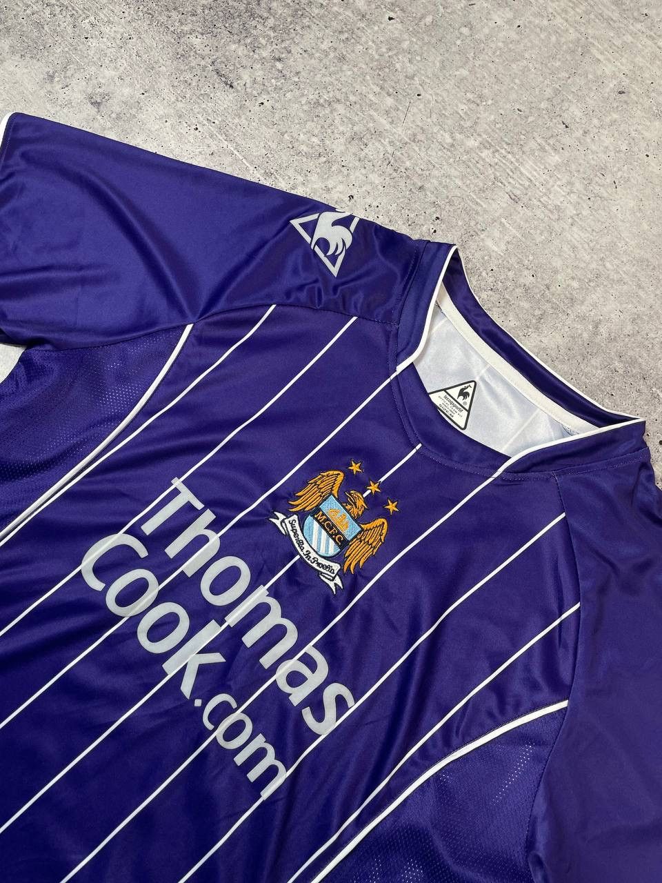Le Coq Sportif 2007/08 Le Coq Sportif Manchester City Soccer Jersey Y2K Size US M / EU 48-50 / 2 - 4 Thumbnail