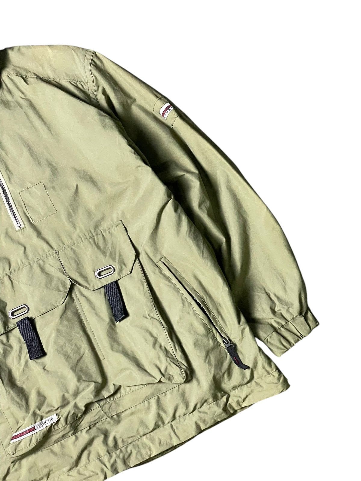 Japanese Brand × Kensho Abe × Vintage Kensho Abe Sports Half Zipper Pullover Jacket (96) Size US S / EU 44-46 / 1 - 7 Thumbnail