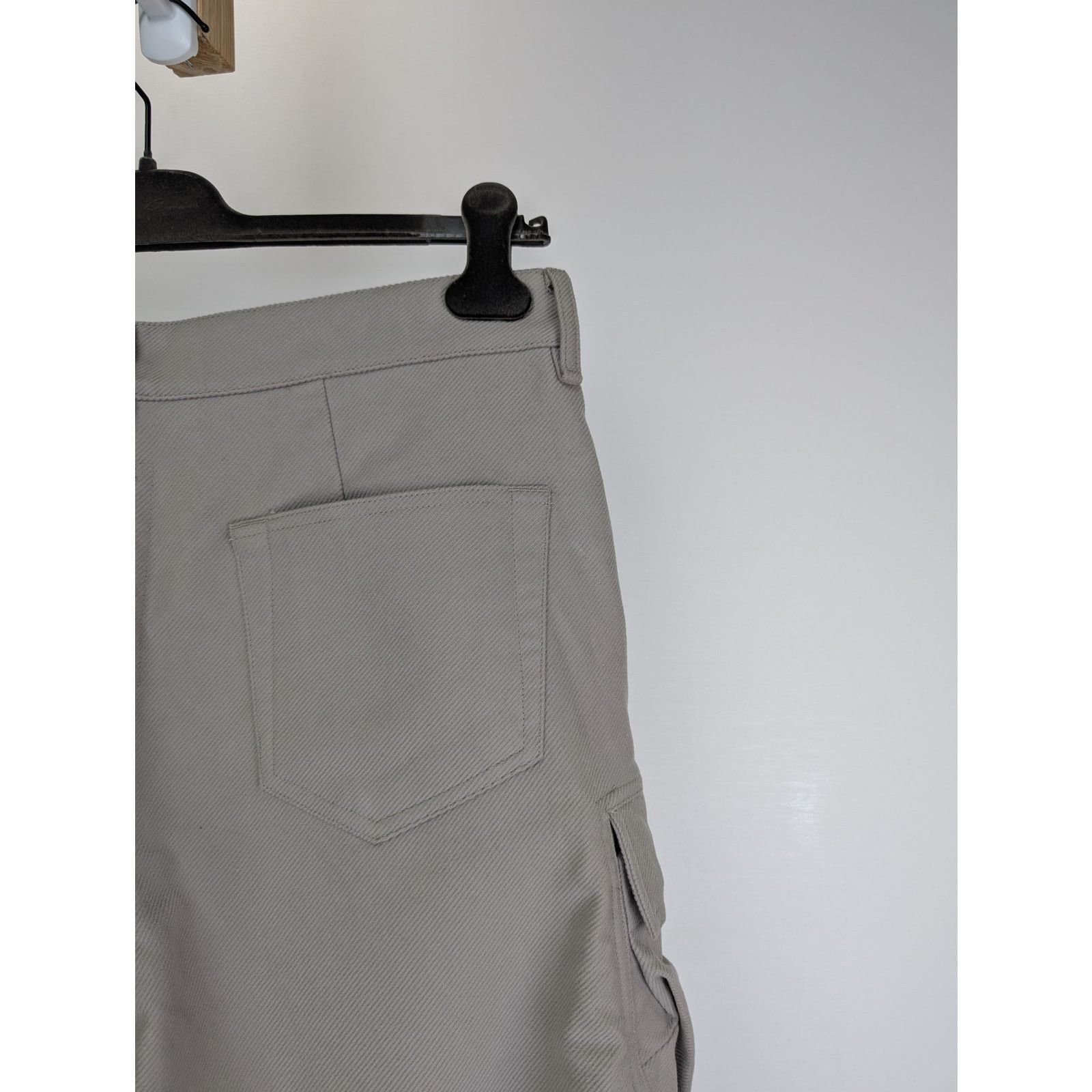 Rick Owens o1rshd1 Double Cargo Pants in Pearl Size US 33 - 10 Thumbnail