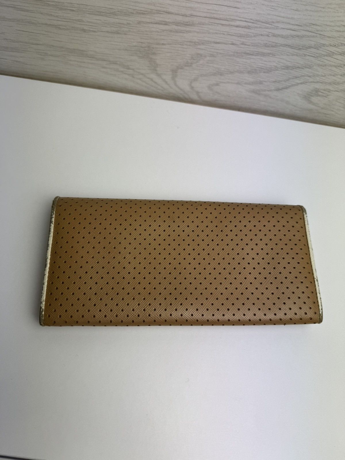 Prada Prada Milano Perforated Leather Continental Wallet Size ONE SIZE - 3 Thumbnail