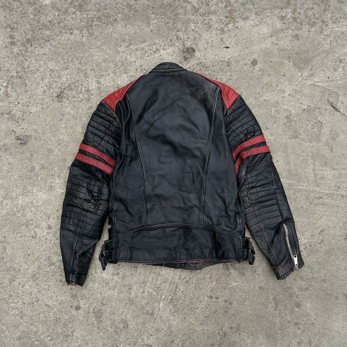 Number (N)ine Vintage Japanese Style Moto Leather Jacket Hype Punk Crazy Size US S / EU 44-46 / 1 - 2 Thumbnail