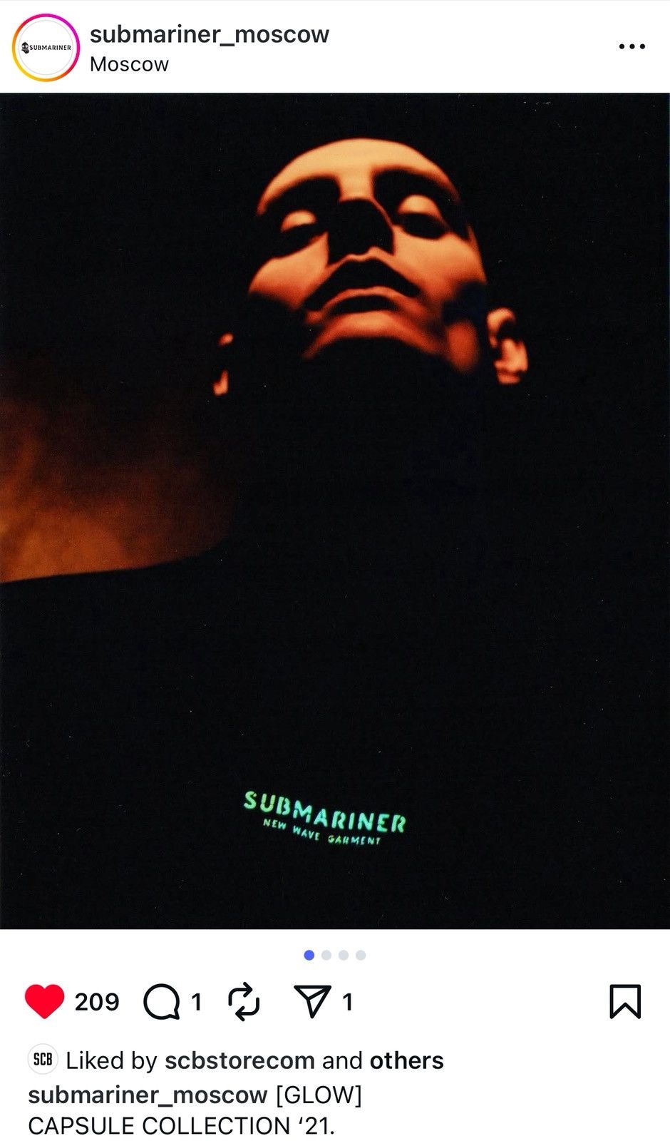 Other 2021 SUBMARiNER MOSCOW GLOW CREWNECK GiTD PHOSPHORESCENT Size US L / EU 52-54 / 3 - 2 Thumbnail