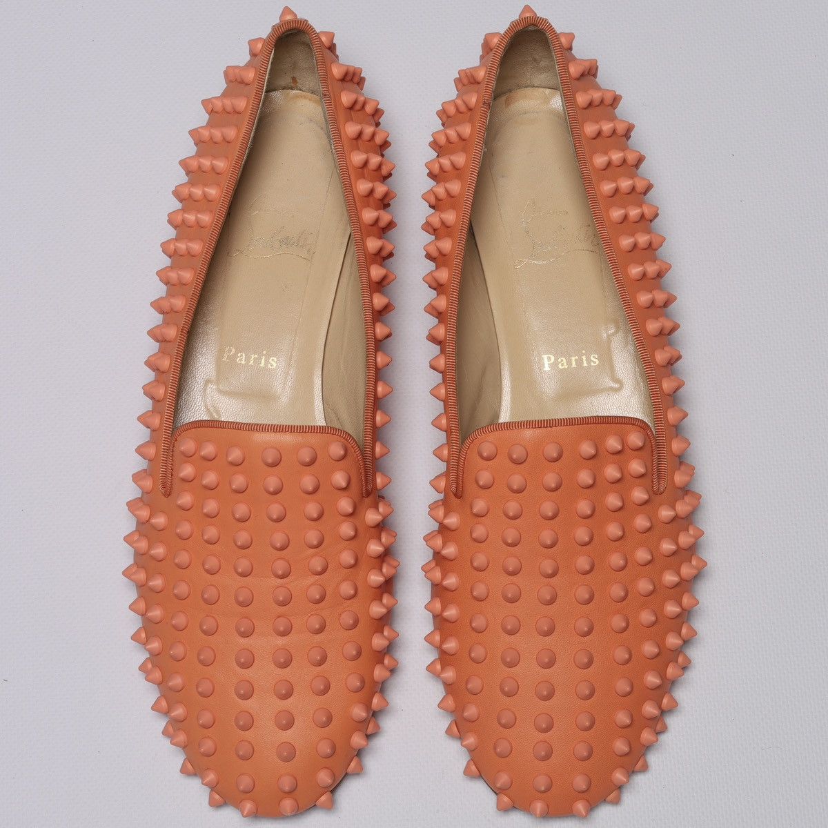 Christian Louboutin Christian Louboutin Spike Patent Loafers Shoes Size US 8 / EU 41 - 20 Thumbnail