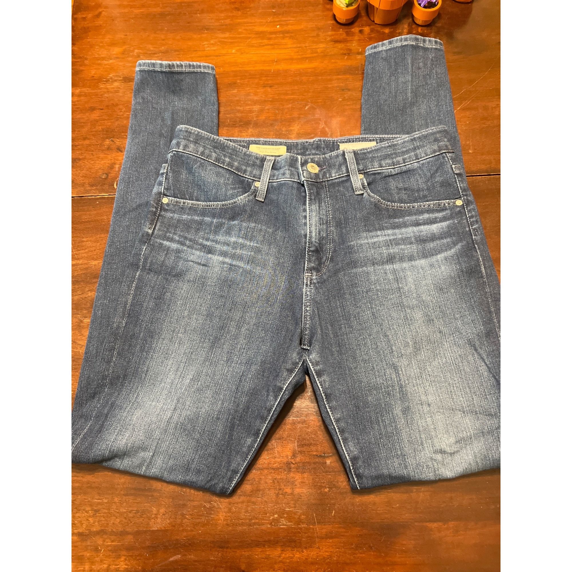 AG Adriano Goldschmied AG Adriano Goldschmied Farrah Skinny High Rise Jeans Contour Size 29" - 1 Thumbnail