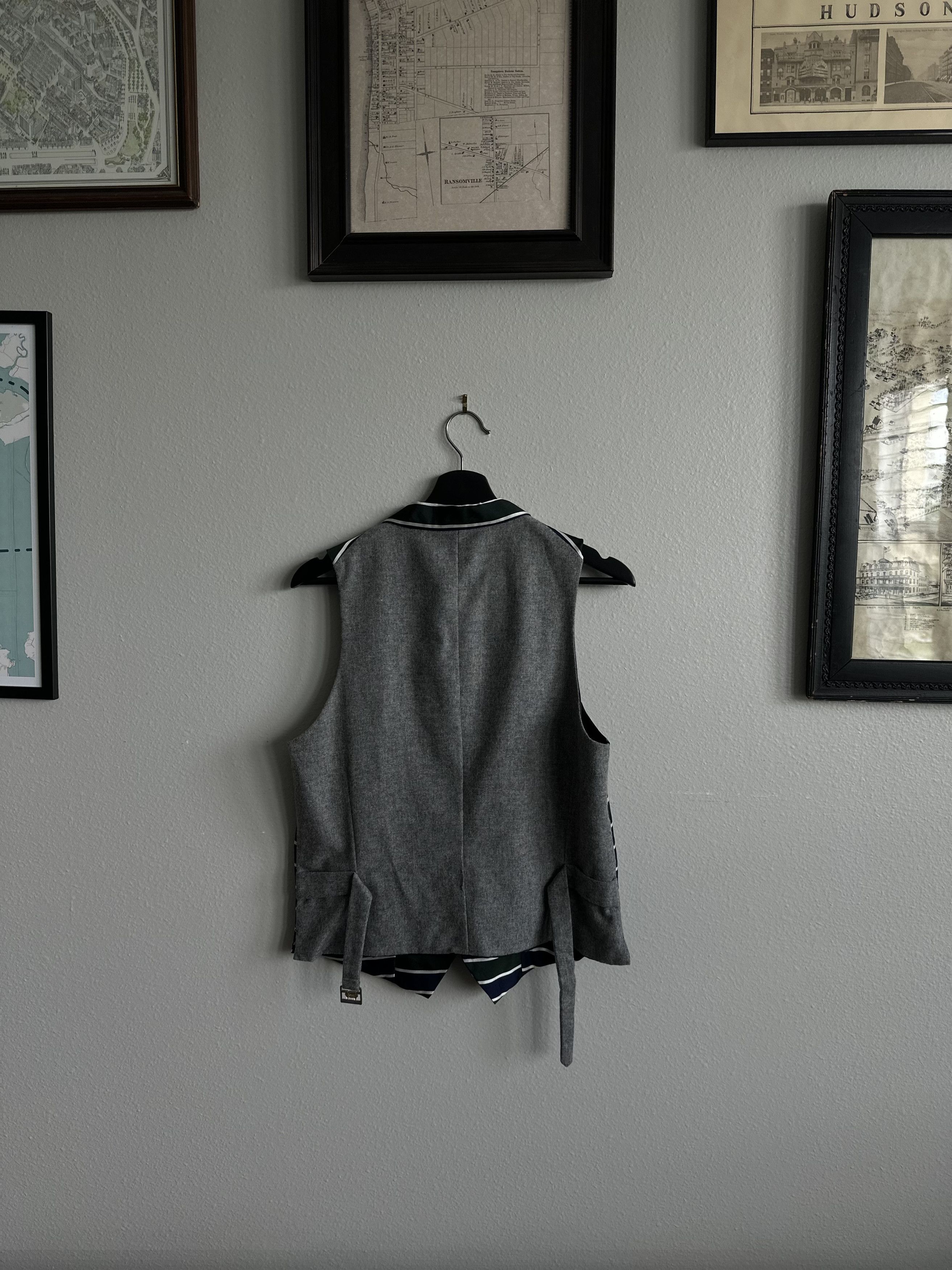 Comme des Garcons CDG striped vest Size 46R - 3 Thumbnail
